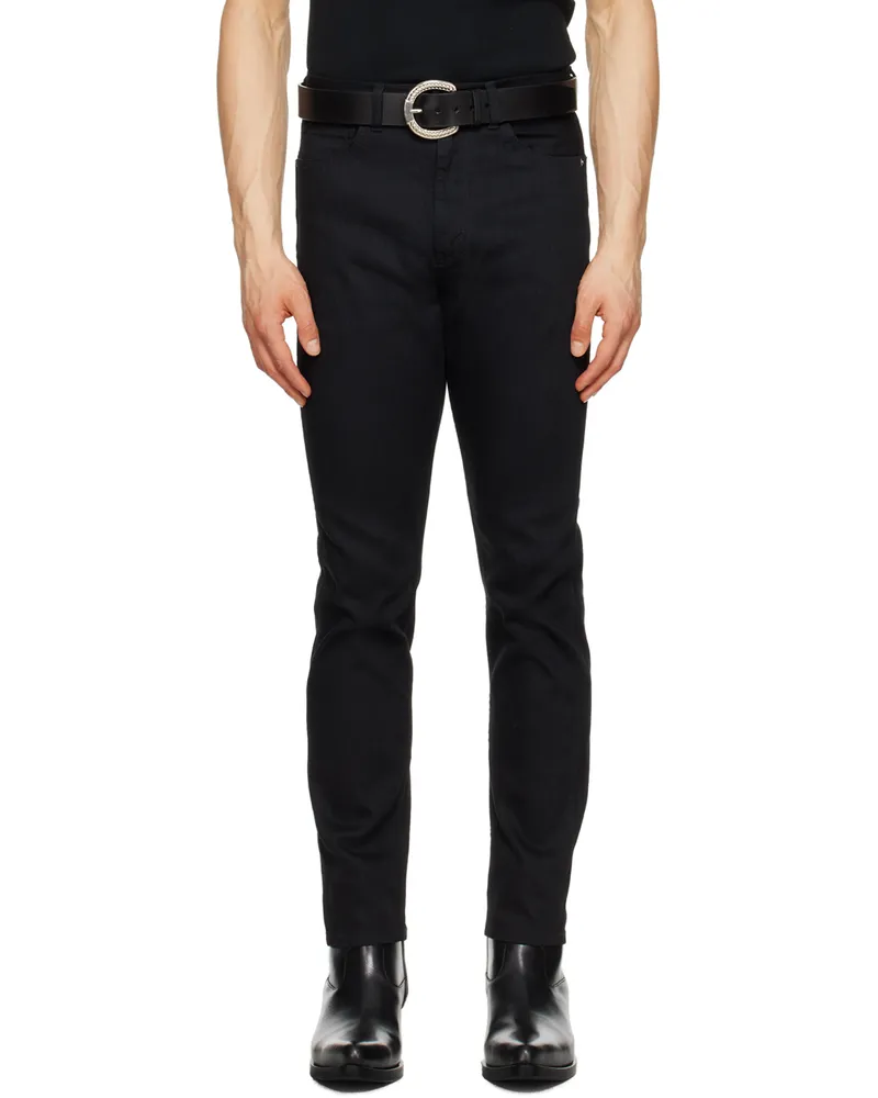 The Letters Black Tapered Jeans Black