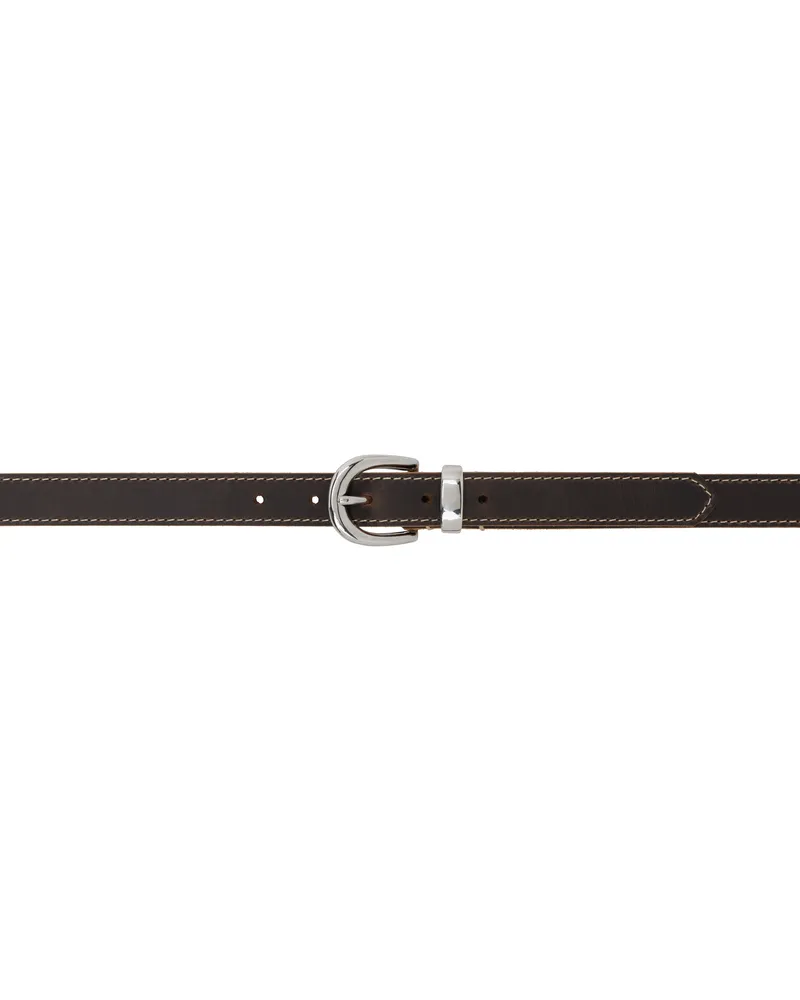 Sunflower Brown Forte Contrast 2.5cm Belt Brown