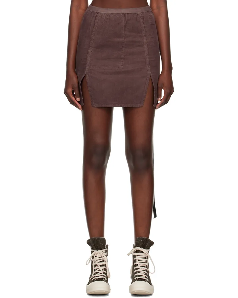 DRKSHDW by Rick Owens Purple Lido Miniskirt 43