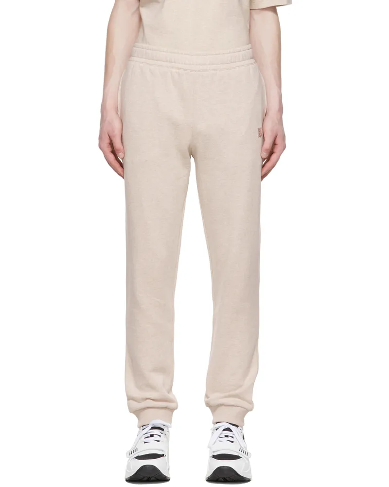 Burberry Beige Cotton Lounge Pants Soft