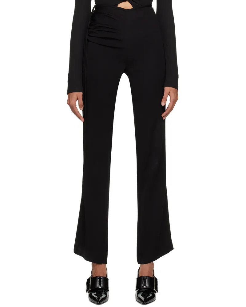 Christopher Esber Black Bertoia Trousers Black