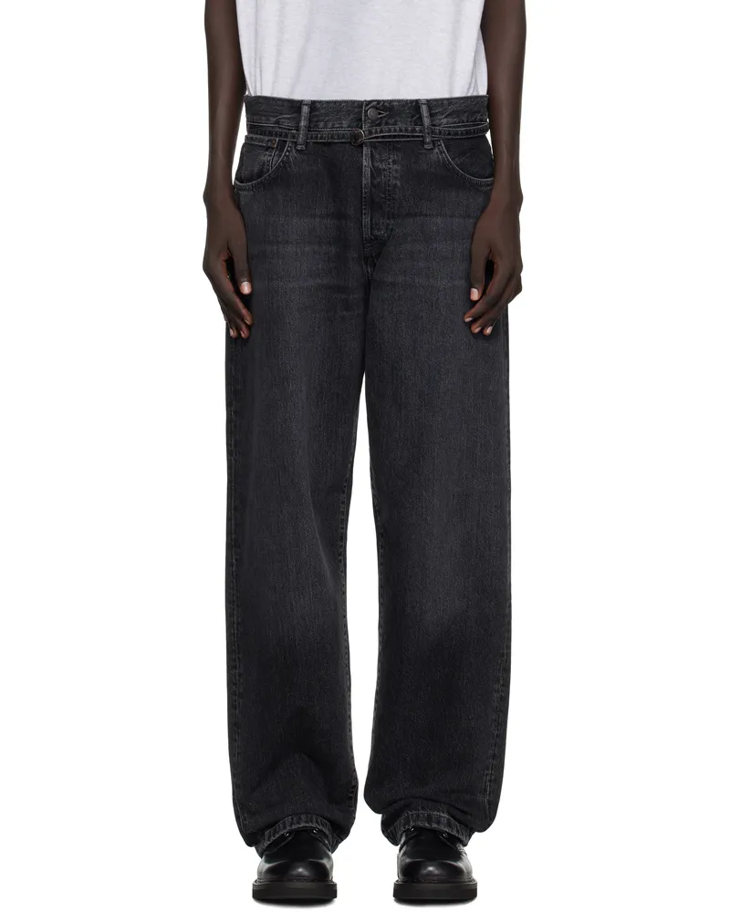 Acne Studios Black Loose Fit 1991 Toj Jeans 900