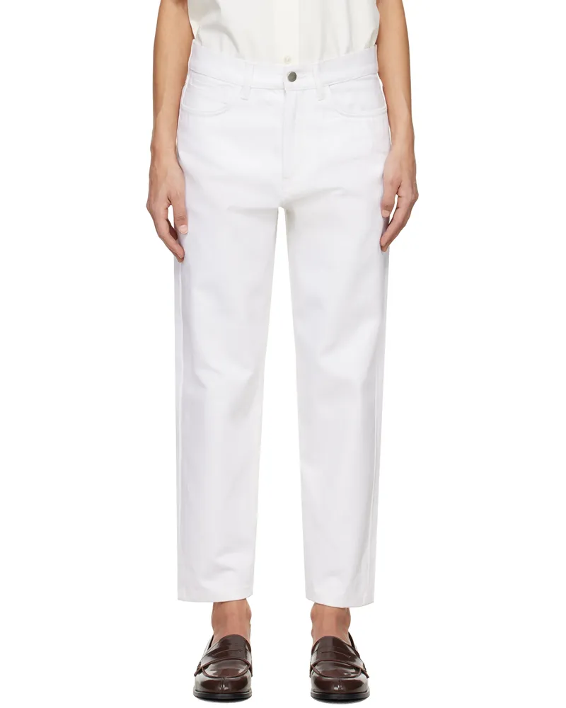 Studio Nicholson White Avanti Jeans Optic