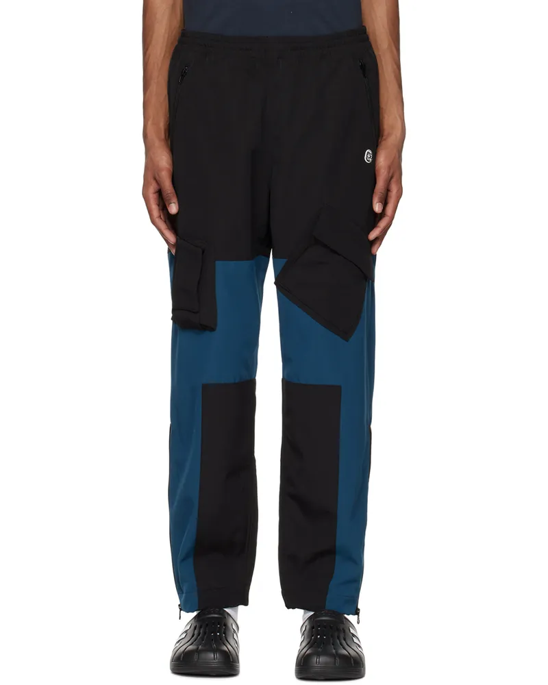 Billionaire Boys Club Black Paneled Shell Cargo Pants Black