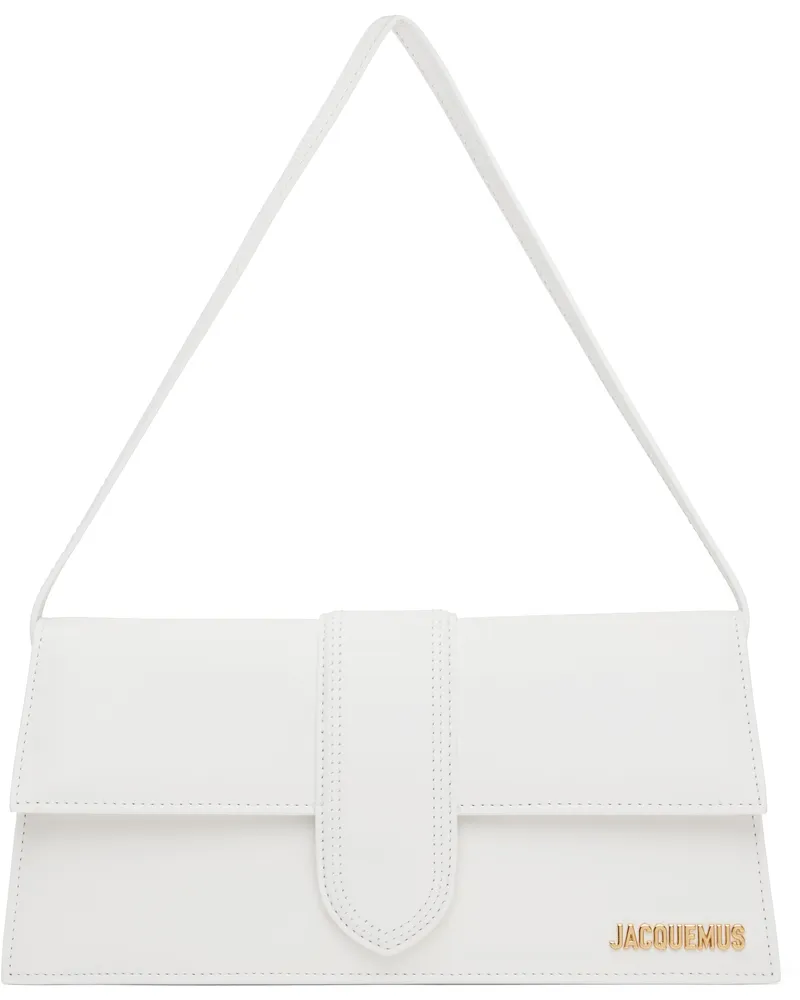 Jacquemus White 'The long Bambino' Bag 100