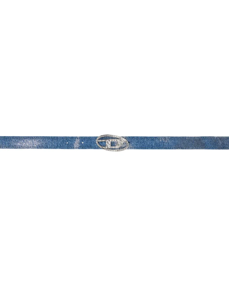 Diesel Blue B-1dr Strass 20 Belt H1022