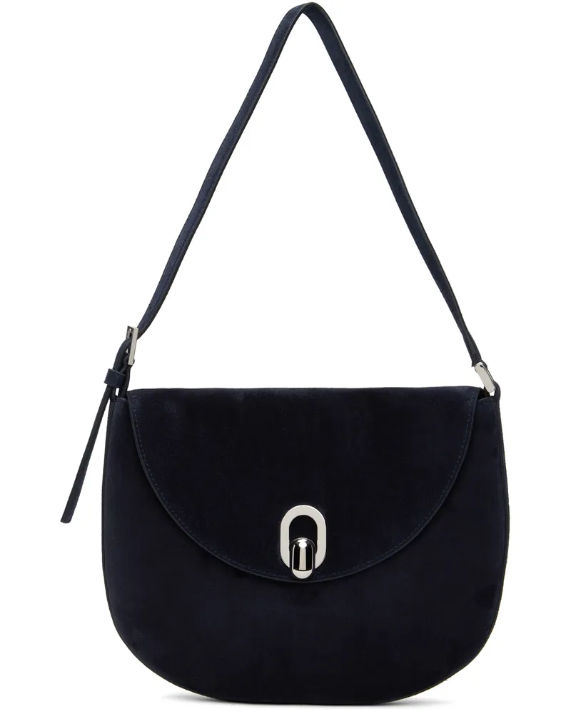 SAVETTE Navy Small Tondo Bag 410