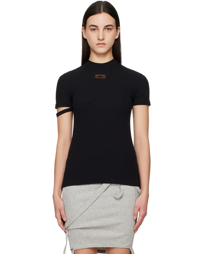 OTTOLINGER Black Rib T-Shirt Black