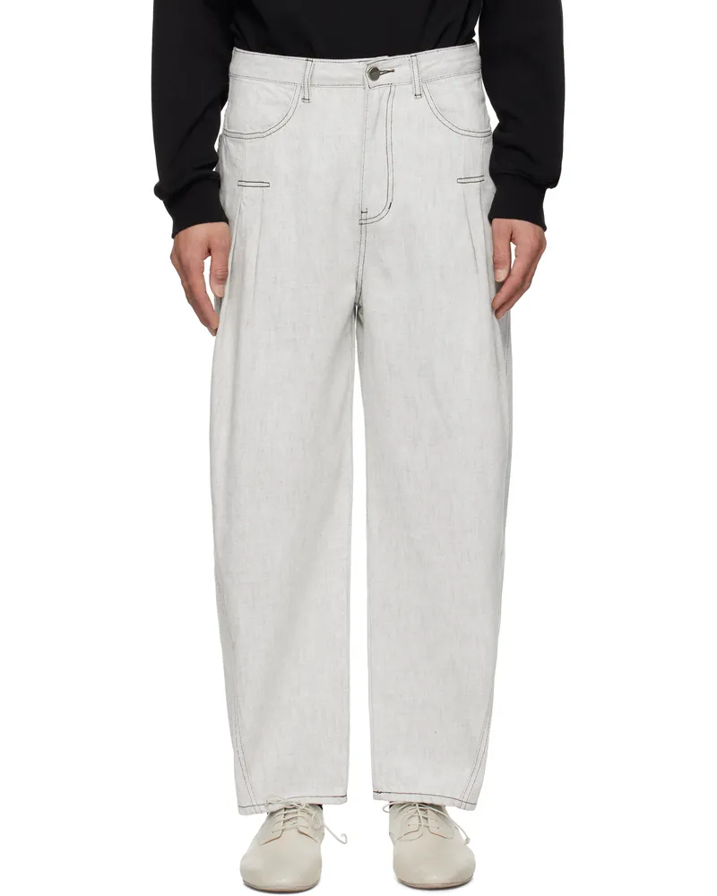 Adererror White Product. 75 Jeans White