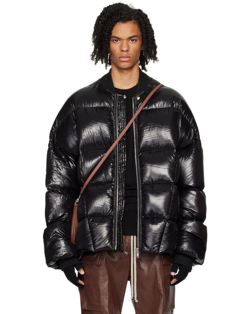 Rick Owens Black Porterville Flight Down Jacket 09