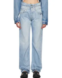 VTMNTS Blue Double Waist Jeans Light