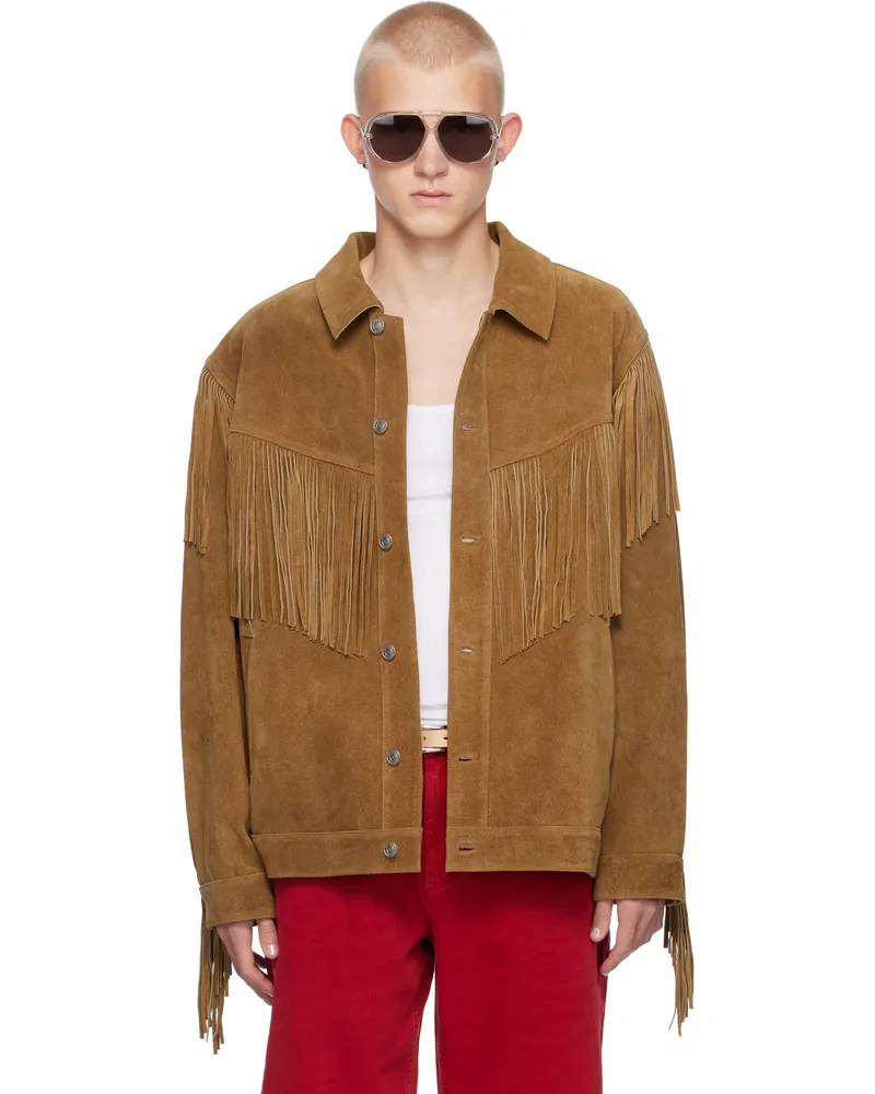 Isabel Marant Brown Frann Suede Jacket 50co