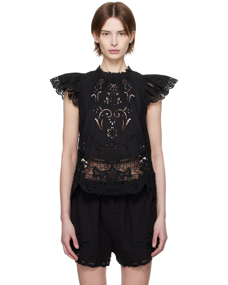 Sea Black Gianna Blouse Black