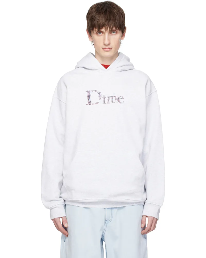 Dime Gray Classic Steampunk Hoodie Ash