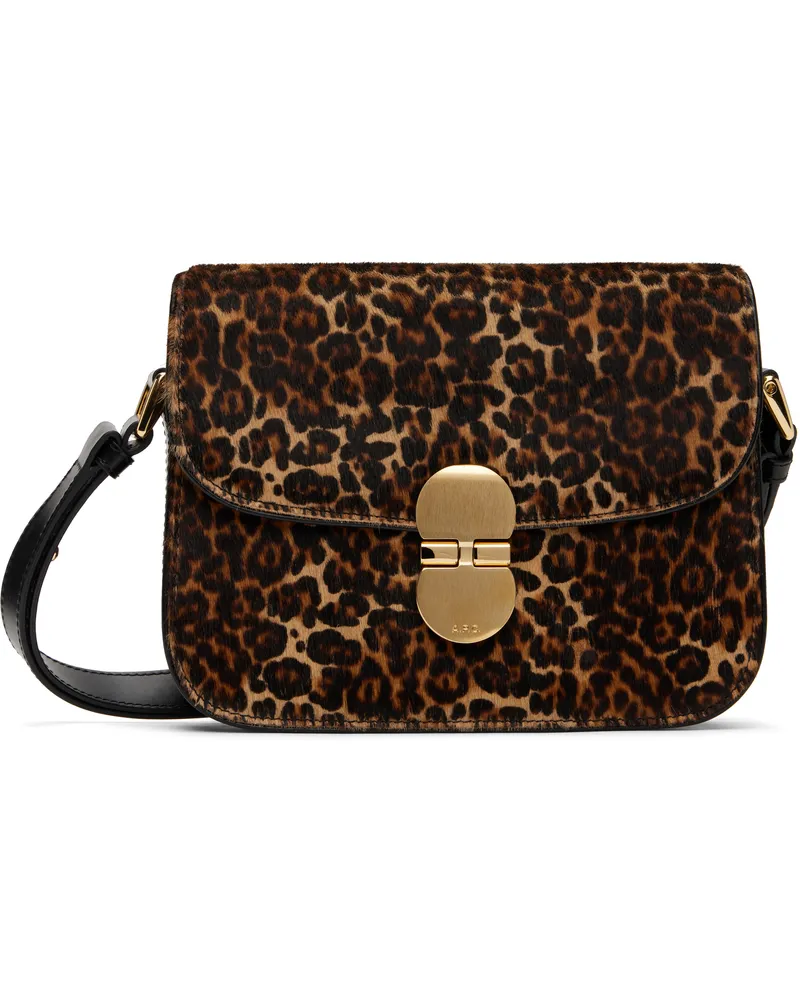 A.P.C. Black & Brown Grace Small Bag Lzz