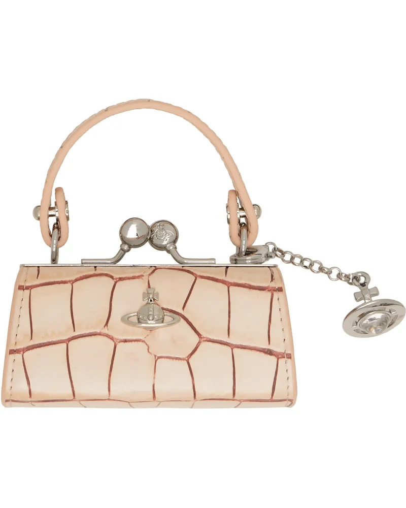 Vivienne Westwood Pink Crocodile Doll Bag G401