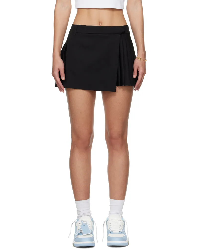 OFF-WHITE Black Savana Miniskirt Black