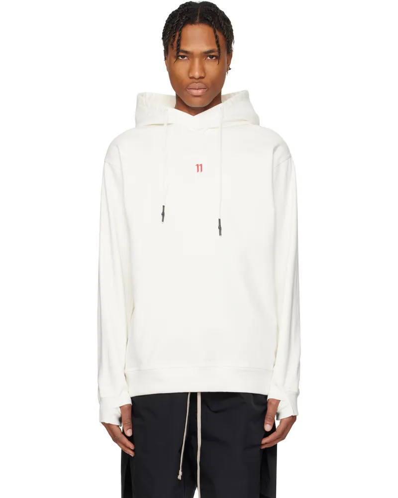 Boris Bidjan Saberi Off-White H2 Hoodie Off