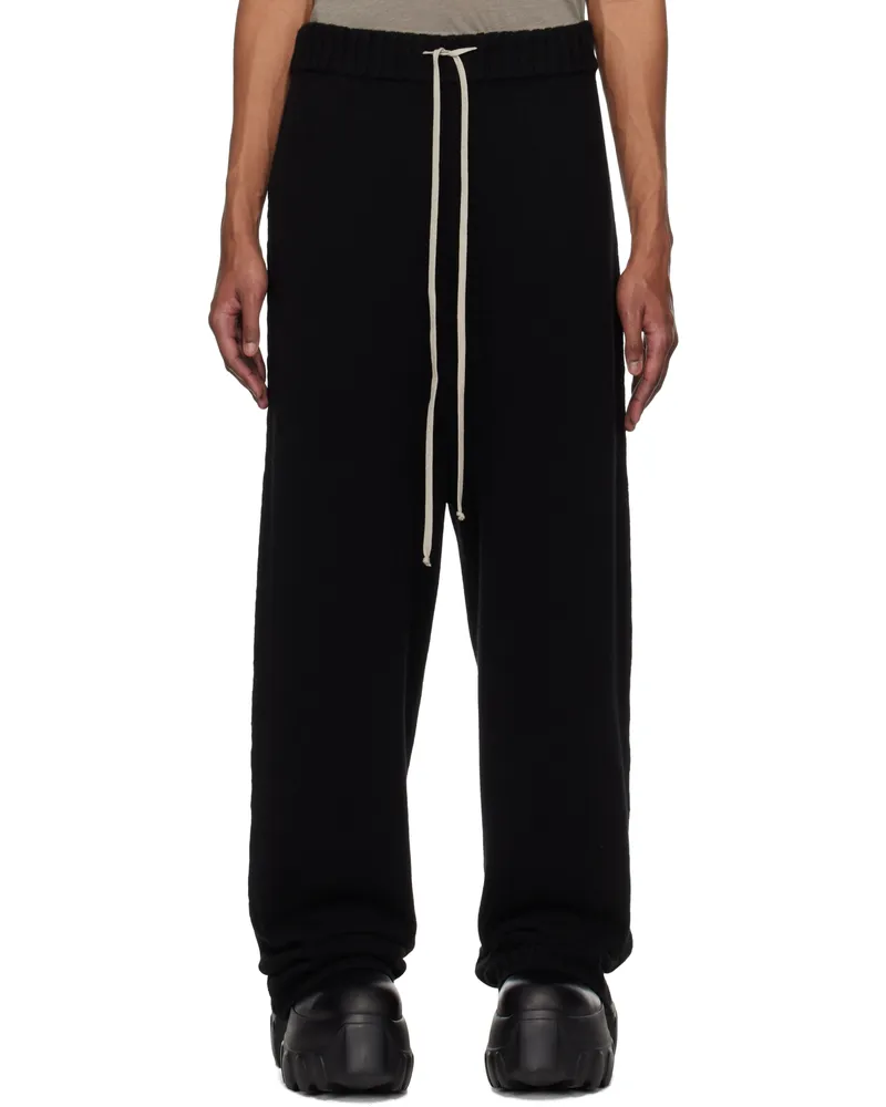 Rick Owens Black Hollywood Track Lounge Pants 09