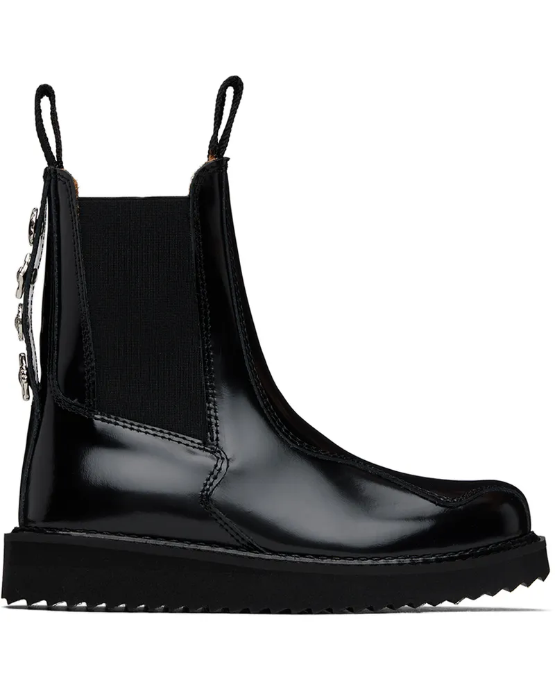 Toga SSENSE Exclusive Kids Black Chelsea Boots Black
