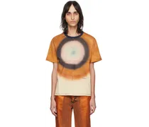 Orange & Brown Lapped T-Shirt
