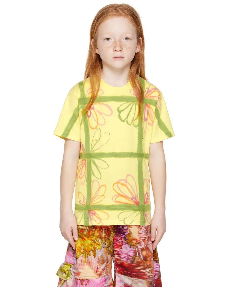 Collina Strada SSENSE Exclusive Kids Yellow T-Shirt Yellow