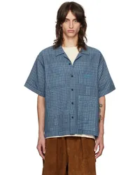 STORY mfg. Blue PA Shirt Indigo