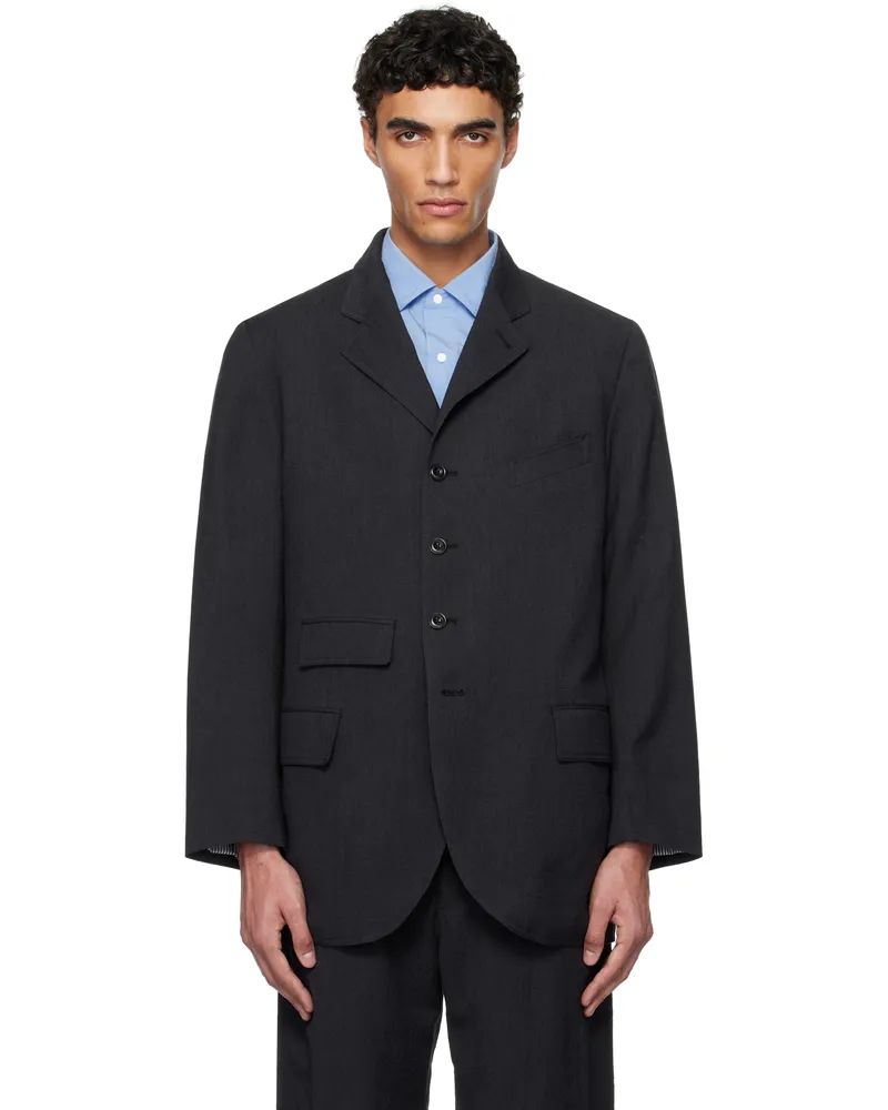 nanamica Gray Sack Blazer Charcoal