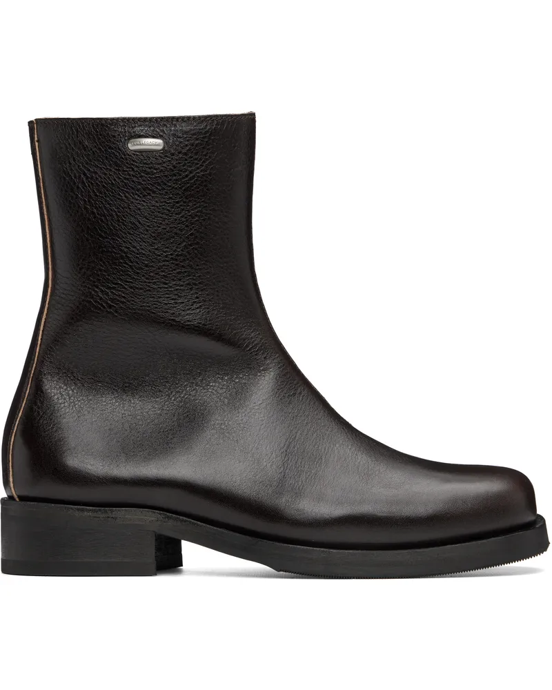 Our Legacy Brown Camion Boots Deep