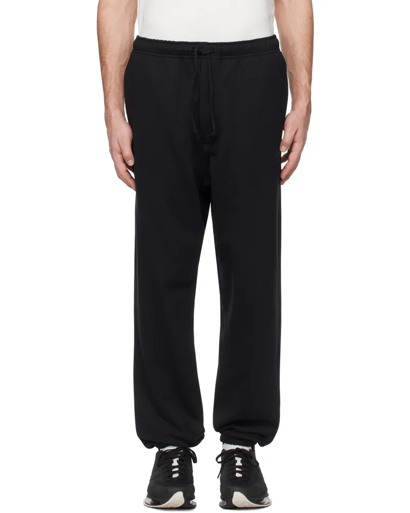 Y-3 Black French Terry Sweatpants Black