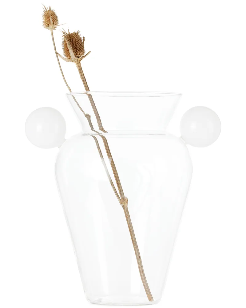 Fazeek Geo Urn Vase Clear