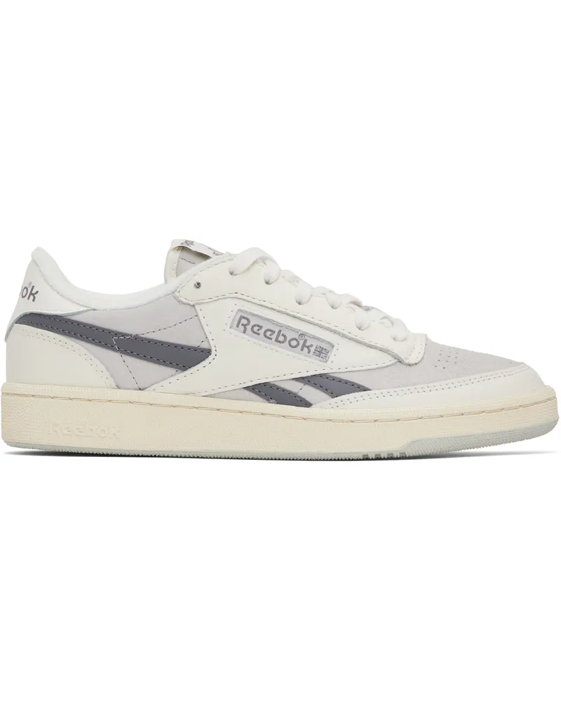 Reebok Off-White & Gray Club C Revenge Vintage II Sneakers Chalk
