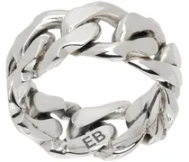 Silver Large Chain Ring