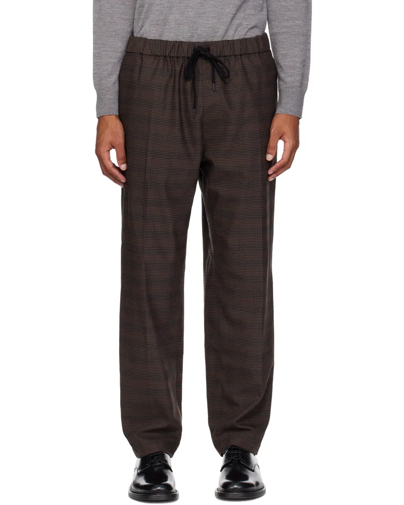 Maison Margiela Brown Relaxed-Fit Trousers 001f