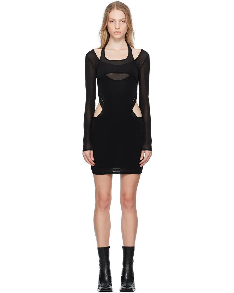 Han Kjøbenhavn Black Fine Minidress Black