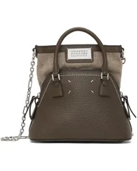 Maison Margiela Taupe 5AC Classique Micro Bag Tbark