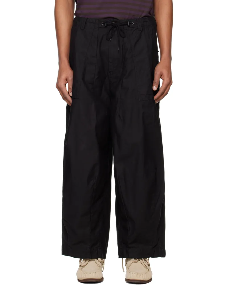 NEEDLES Black H.D. Trousers B-black