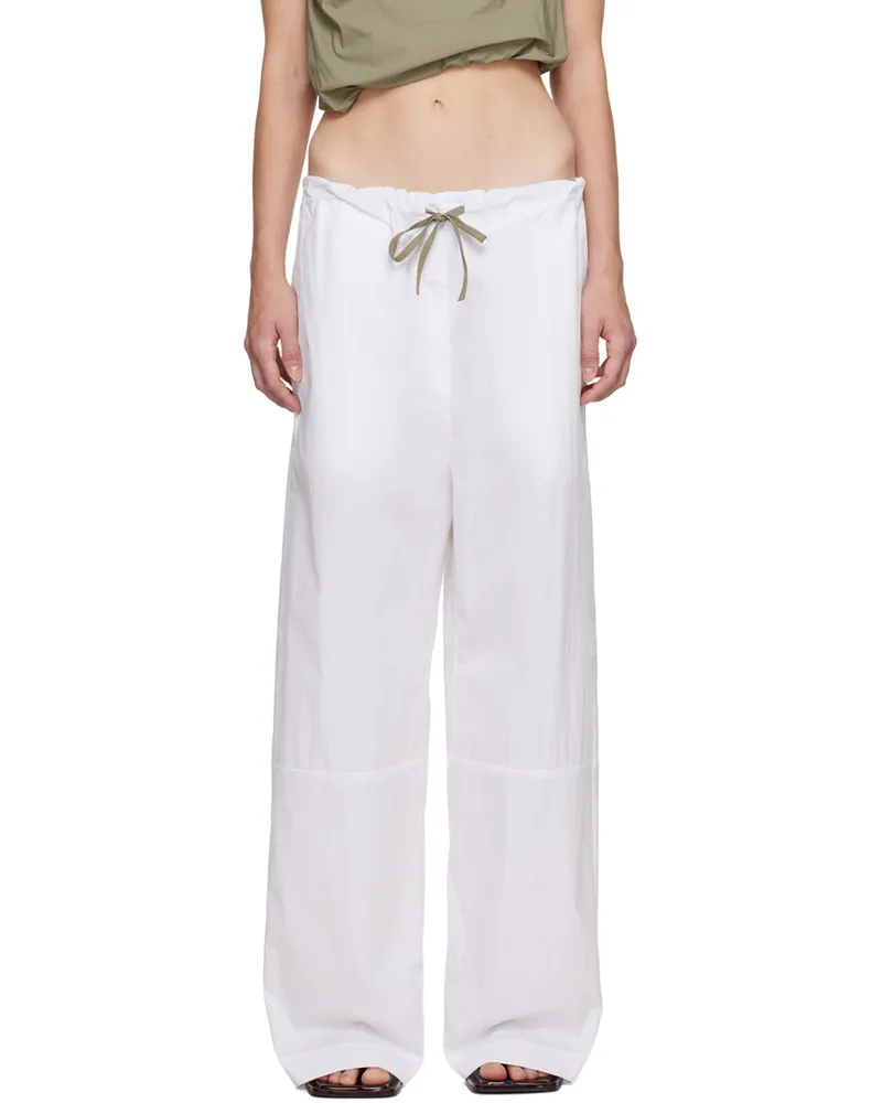 Paris Georgia White Enzo Track Pants White