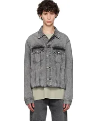 Maison Margiela Black Padded Denim Jacket Black