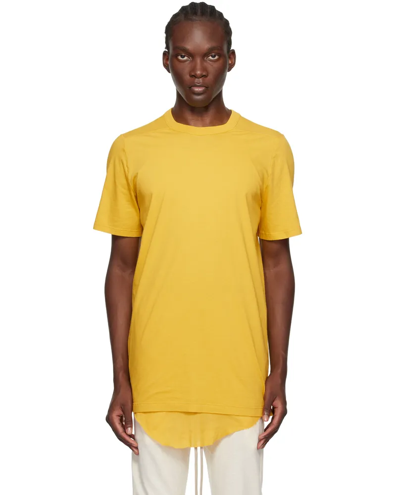 Rick Owens Yellow Porterville Level T-Shirt 12