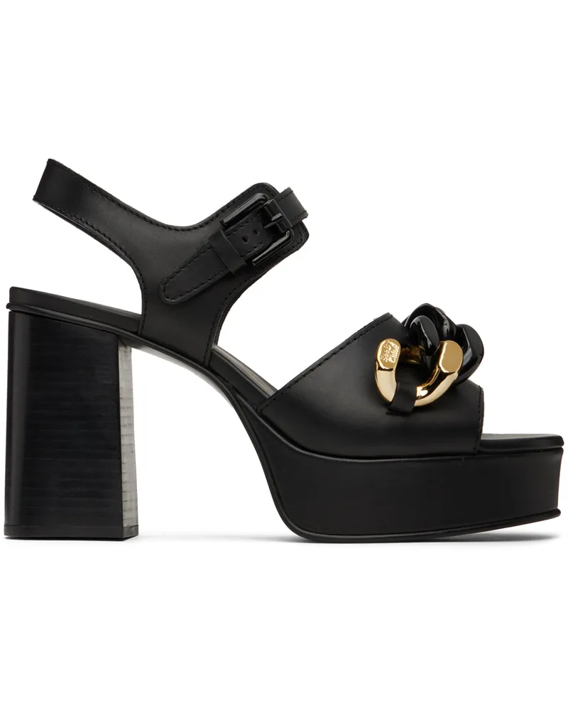 See by Chloé Black Monyca Platform Mules 999