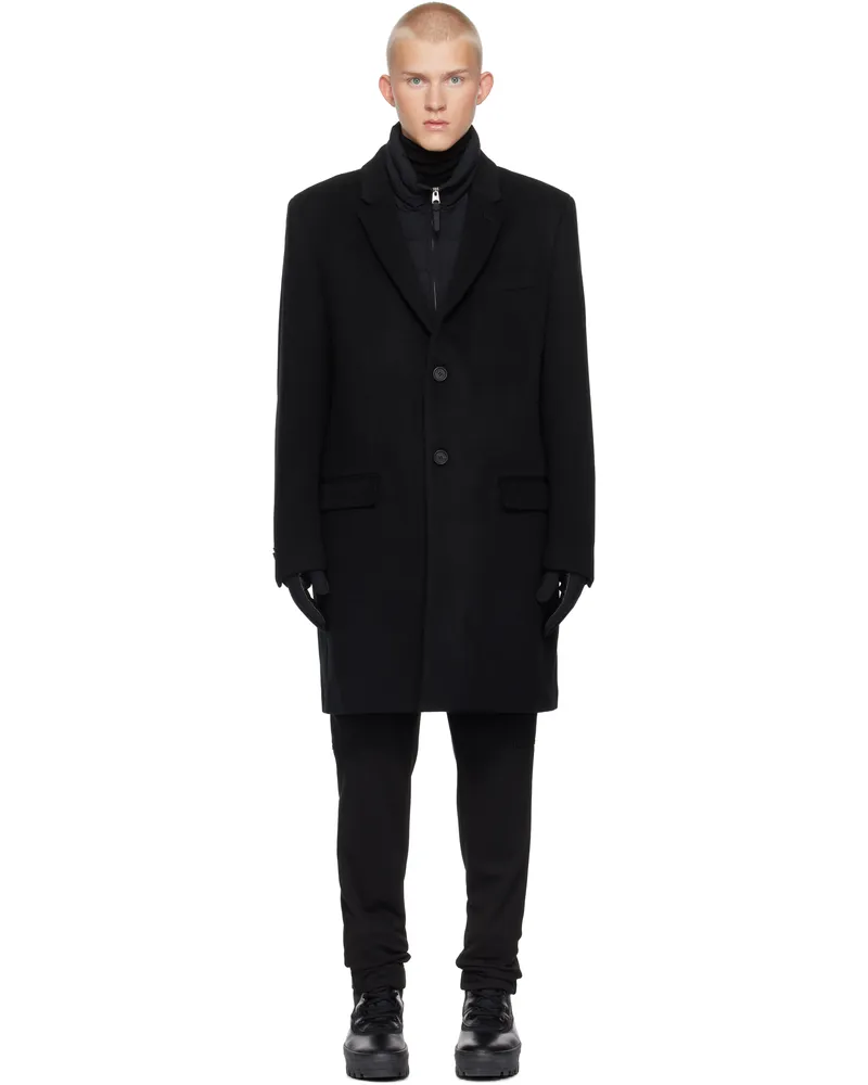 Mackage Black Skai-SLB 3-in-1 Wool Coat Black