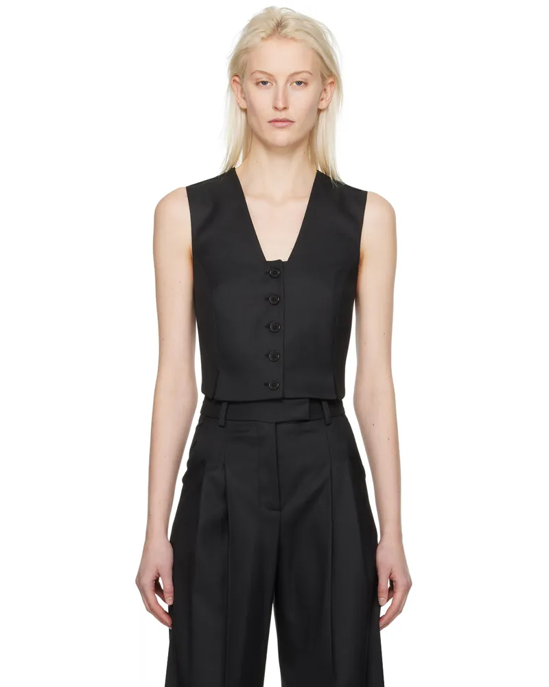 By Malene Birger Black Bettas Waistcoat Black