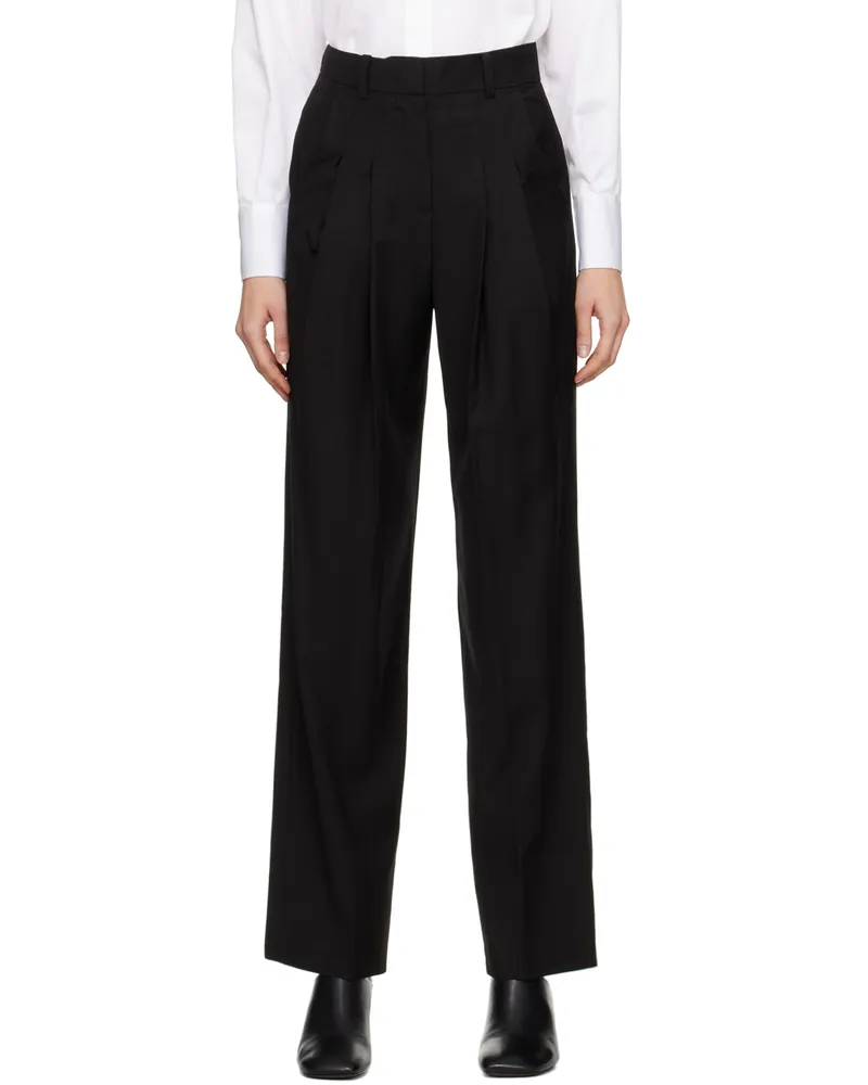 FRANKIE Shop Black Gelso Trousers Black