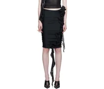 Black 'The Colt' Midi Skirt