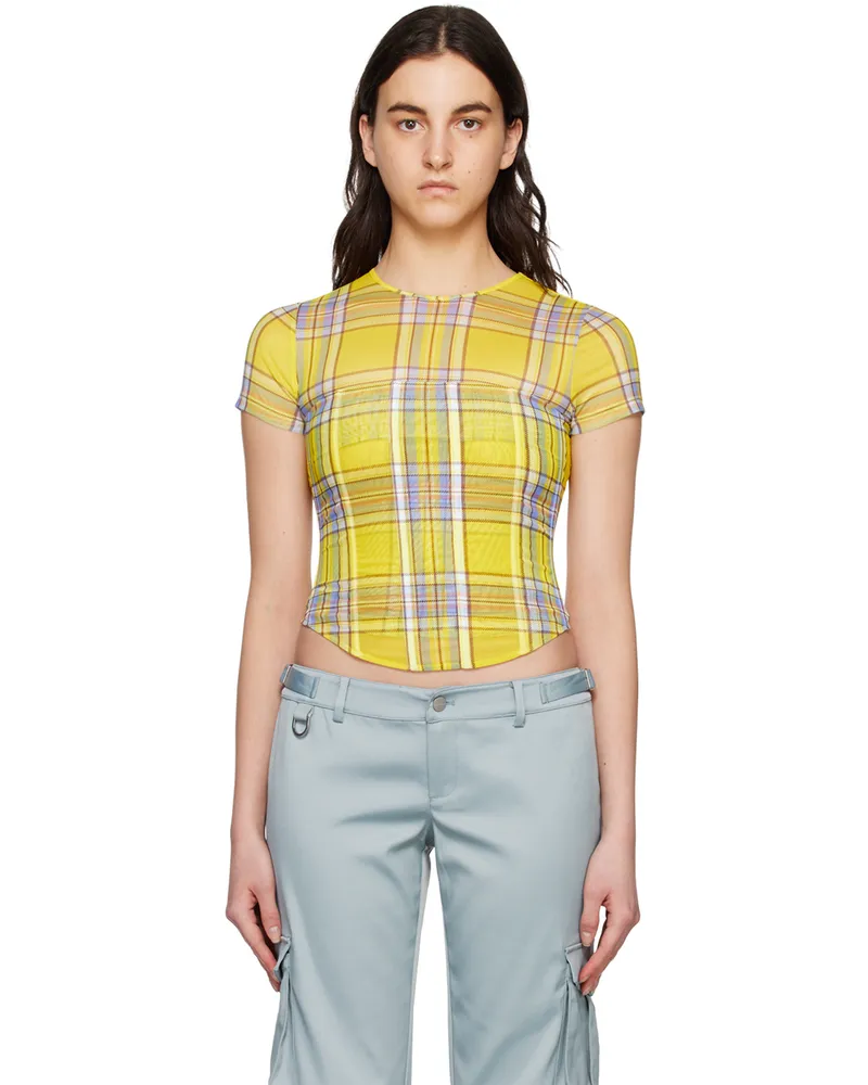Miaou Yellow Peri Corset Dion