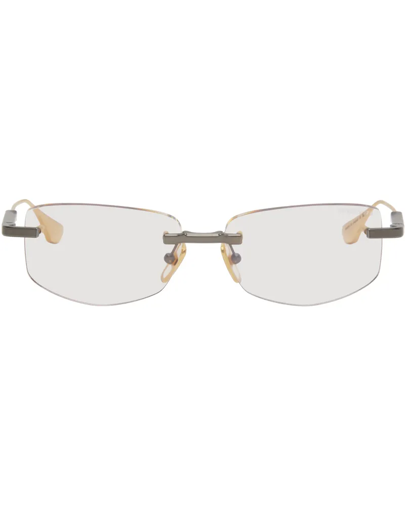DITA Gunmetal & Gold TRYSIM.75 Glasses Black