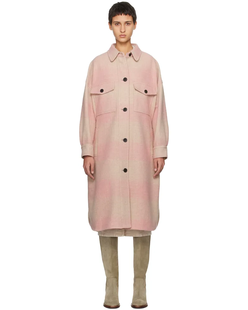 Étoile Isabel Marant Pink Fontizi Coat 40lk