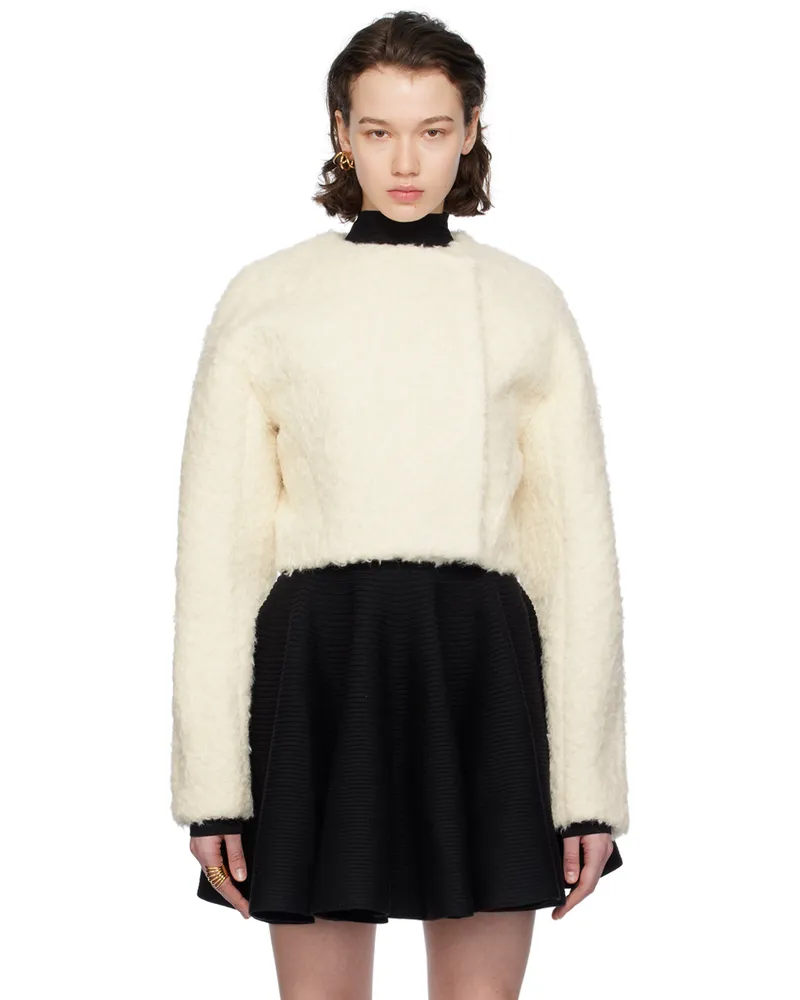 Alaïa Off-White 'Petite Veste' Jacket 113