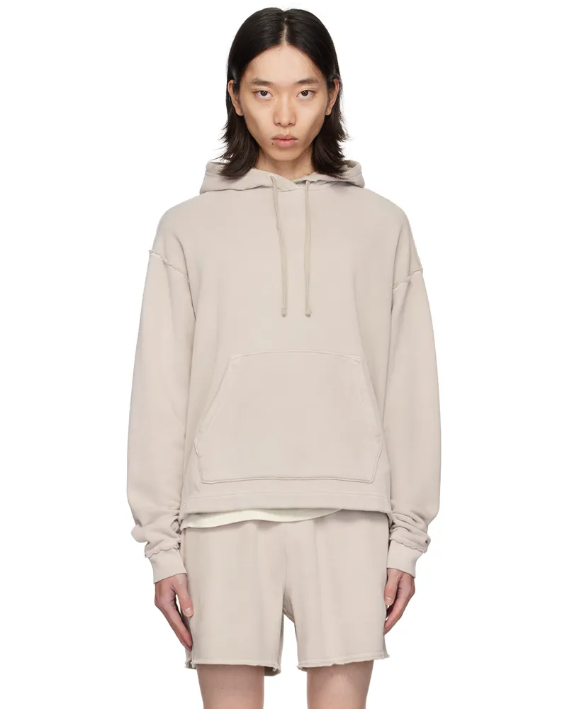 John Elliott + Co Taupe Skeptic Hoodie Dusty